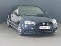 Used Audi A3 Black Edition 150 HP (110 kW) 2020 Blue Sedan