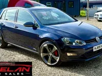 Used VW Golf VII Match 110 HP (80 kW) 2015 Blue Hatchback