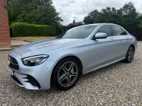 Used Mercedes E200 AMG line 200 HP (147 kW) 2022 Silver Sedan