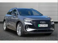 Used Audi Q4 e-tron Advanced 219 kW (299 HP) 2023 Typhoon grey SUV