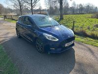 Used Ford Fiesta ST-Line X 100 HP (73 kW) 2018 Blue Hatchback