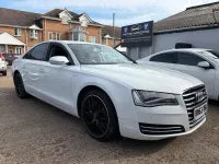 Used Audi A8 2025 White Sedan