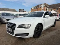 Used Audi A8 2025 White Sedan