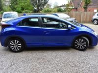 Begagnad Honda Civic SE Plus 2016 Blå Halvkombi