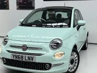 Used Fiat 500 Lounge 69 HP (50 kW) 2018 Green Hatchback
