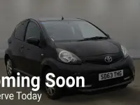 Used Toyota Aygo 68 HP (50 kW) 2013 Black Hatchback
