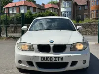 Begagnad BMW 120 M Sport 2008 Vit Halvkombi