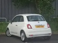 Used Fiat 500 Lounge 69 HP (50 kW) 2016 White Hatchback
