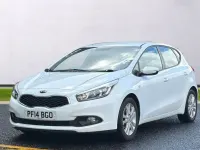 Used Kia Ceed 98 HP (72 kW) 2014 White Hatchback