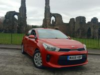 Begagnad Kia Rio 84 HK (61 kW) 2018 Röd Halvkombi