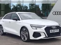 Used Audi A3 Sportback Black Edition 2023 White Hatchback