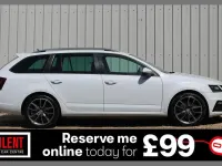 Used Skoda Octavia vRS 180 HP (132 kW) 2017 White Estate