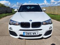 Begagnad BMW X3 M Sport 190 HK (139 kW) 2016 Vit SUV