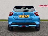 Used Nissan Micra Acenta 91 HP (66 kW) 2021 Blue Hatchback