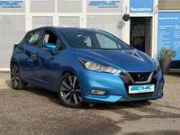 Used Nissan Micra Acenta 117 HP (86 kW) 2019 Blue Hatchback