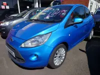 Used Ford Ka Zetec 69 HP (50 kW) 2013 Blue Hatchback