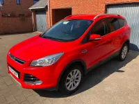 Used Ford Kuga Titanium 150 HP (110 kW) 2014 Red SUV
