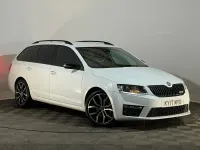 Used Skoda Octavia vRS 185 HP (136 kW) 2017 White Estate