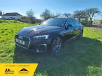Used Audi A5 Sportback S-Line 204 HP (150 kW) 2022 Black Hatchback