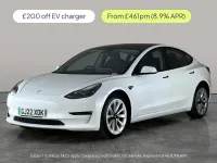Used Tesla Model 3 Long Range AWD 366 kW (498 HP) 2022 White Sedan