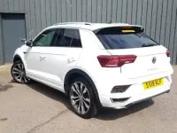 Used VW T-Roc R-line 115 HP (84 kW) 2019 White SUV