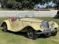 Used MG TF 57 HP (41 kW) 1954 White Cabriolet