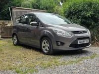 Used Ford C-MAX Zetec 105 HP (77 kW) 2014 Brown MPV
