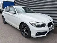 Used BMW 118 Sport Line 2019 White Hatchback
