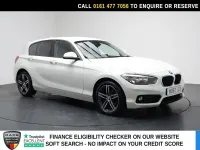 Used BMW 118 Sport Line 136 HP (100 kW) 2018 White Hatchback