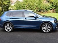 Used VW Tiguan Allspace R-line 150 HP (110 kW) 2019 Blue SUV