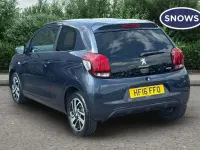 Used Peugeot 108 Allure 82 HP (60 kW) 2016 Blue Hatchback