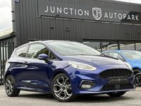 Used Ford Fiesta ST-Line 125 HP (91 kW) 2018 Blue Hatchback