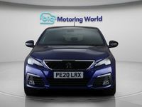 Used Peugeot 308 GT-line 131 HP (96 kW) 2020 Blue Hatchback