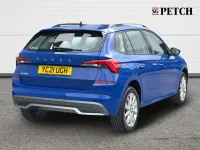 Used Skoda Kamiq SE 94 HP (69 kW) 2021 Blue SUV
