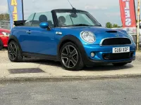 Usado Mini Cooper S Cabriolet 184 CV (135 kW) 2011 Azul Descapotable