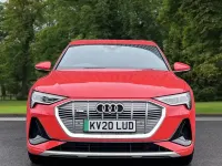 Used Audi e-tron S-Line 230 kW (313 HP) 2020 Red SUV