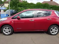 Used Nissan Leaf Acenta 80 kW (109 HP) 2015 Red Hatchback