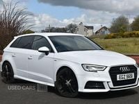 Used Audi A3 S-Line 150 HP (110 kW) 2017 White Hatchback