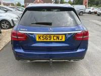 Used Mercedes C300 AMG line 245 HP (180 kW) 2019 Blue Estate
