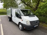 Used Ford Transit 125 HP (91 kW) 2013 White Cabriolet