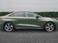 Used Audi A3 Black Edition 2026 District green, metallic Sedan
