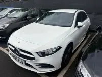 Used Mercedes A200 AMG line 163 HP (119 kW) 2020 White Hatchback