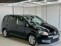 Used VW Touran SE 105 HP (77 kW) 2013 Black MPV