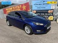 Used Ford Focus Zetec 125 HP (91 kW) 2017 Blue Hatchback