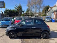 Used Fiat 500 Lounge 69 HP (50 kW) 2016 Black Cabriolet