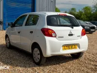 Usado Mitsubishi Mirage 71 HP (52 kW) 2015 Branco Citadino