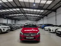 Used Mercedes B180 Exclusive 120 HP (88 kW) 2018 Red Hatchback
