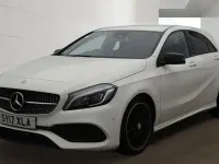 Used Mercedes A200 AMG Line Premium 136 HP (100 kW) 2017 White Hatchback