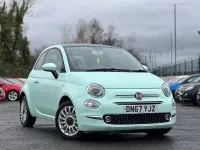 Used Fiat 500 Lounge 69 HP (50 kW) 2017 Green Hatchback