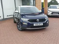 Used VW T-Roc Design 150 HP (110 kW) 2019 Blue SUV